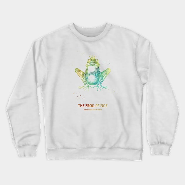 The Frog Prince Crewneck Sweatshirt by erzebeth